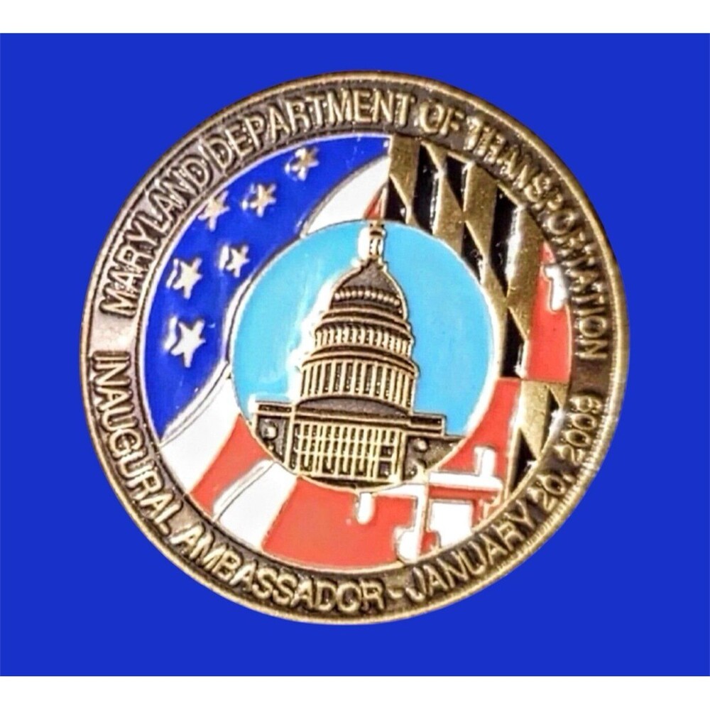 PRESIDENT BARACK OBAMA VP BIDEN Collectible Inaugural Lapel Pin 2009 RARE
